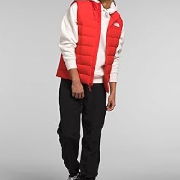 The North Face Red Puffer Vest - Picture 2 of 8
